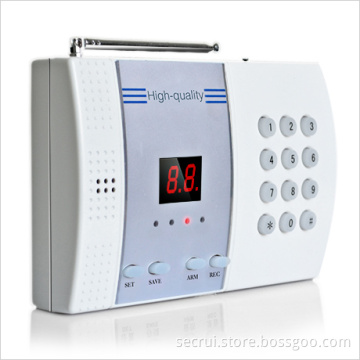 Wireless home security alarm system with 99zones